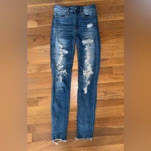 American Eagle Ne(x)t Level Stretch Ripped Skinny Jegging